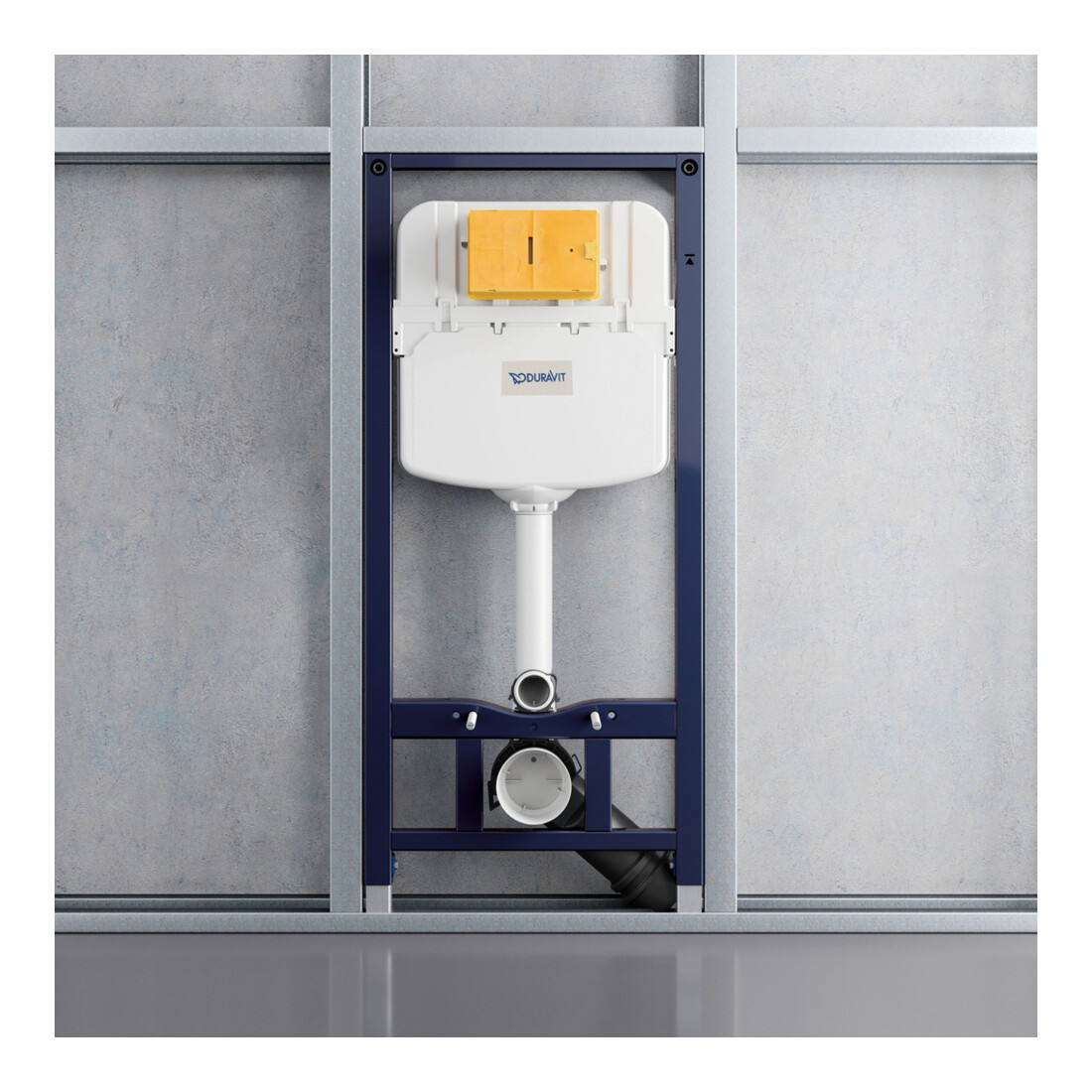 Duravit Élément WC Basic DuraSystem 115 cm, cloison sèche, mécanique, avant
