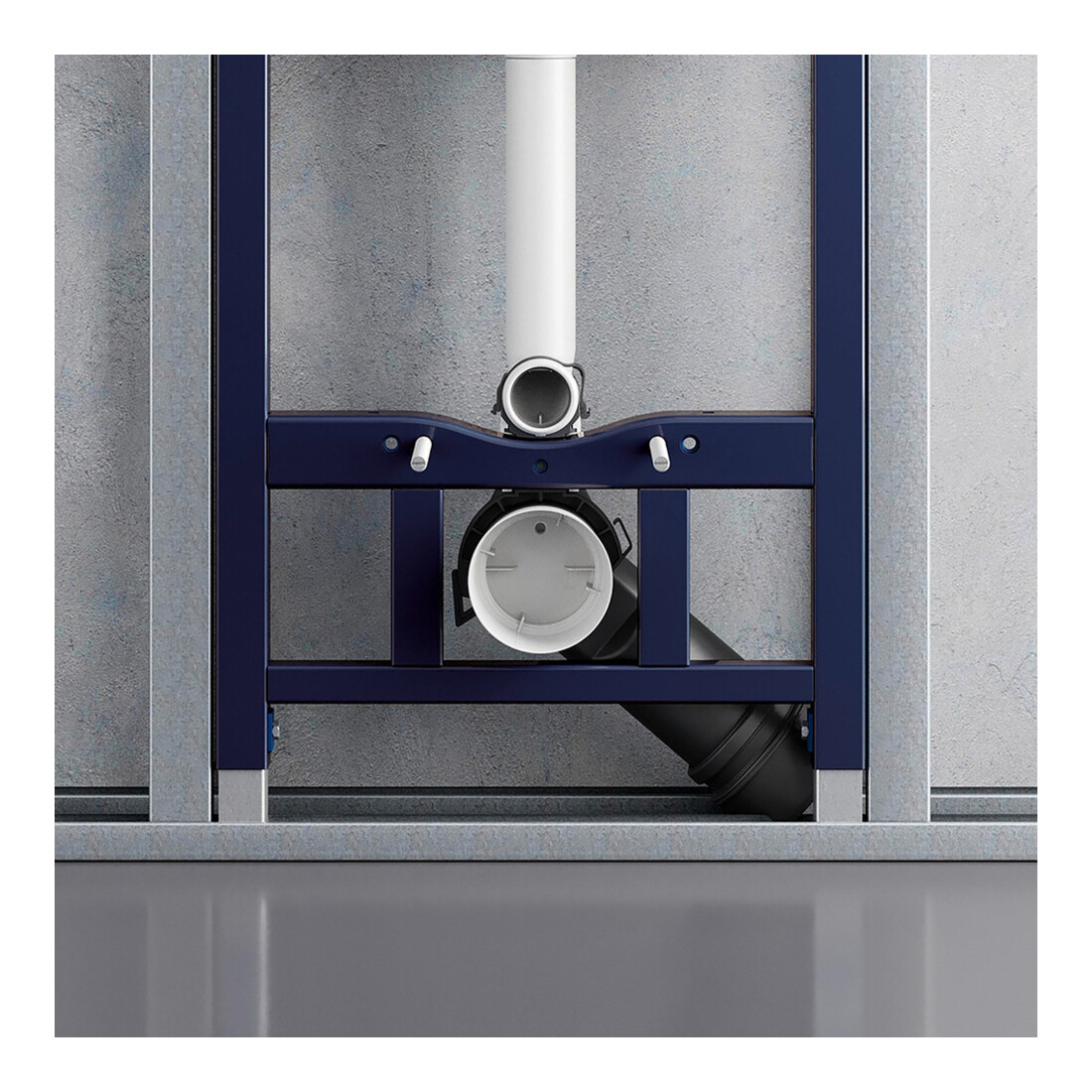 Duravit Élément WC Basic DuraSystem 115 cm, cloison sèche, mécanique, avant