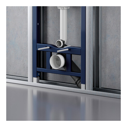 Duravit Élément WC Basic DuraSystem 115 cm, cloison sèche, mécanique, avant