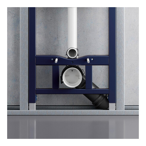 Duravit Élément WC Basic DuraSystem 115 cm, cloison sèche, mécanique, avant