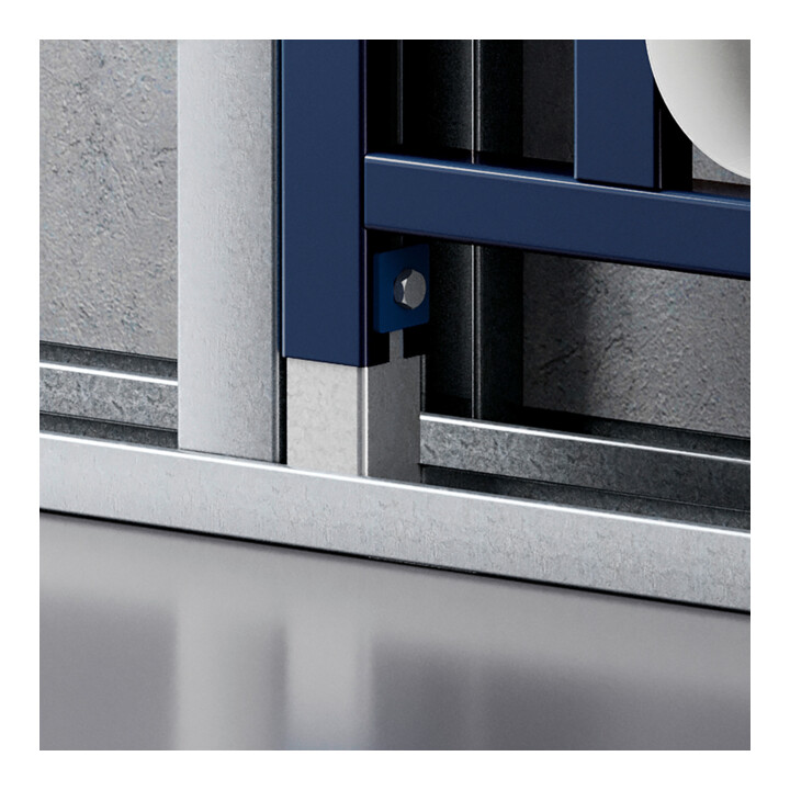 Duravit Élément WC Basic DuraSystem 115 cm, cloison sèche, mécanique, avant