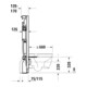 Duravit Élément WC DuraSystem 115x12,6 cm, pour cloison sèche
