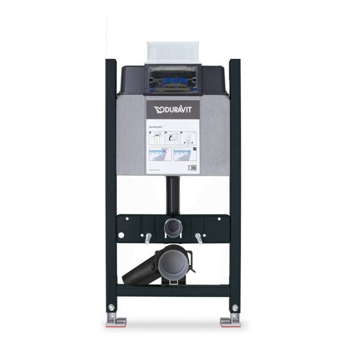 Duravit Éléments WC DuraSystem 50x99cm, Basic, prémonté, pulvérisé