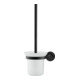 Duravit Ensemble brosse D-Code 15,4x34,2x15,4 cm, mural, noir mat-1