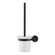 Duravit Ensemble brosse D-Code 15,4x34,2x15,4 cm, mural, noir mat