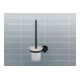 Duravit Ensemble brosse D-Code 15,4x34,2x15,4 cm, mural, noir mat