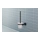 Duravit Ensemble brosse D-Code 15,4x34,2x15,4 cm, mural, noir mat