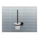 Duravit Ensemble brosse D-Code 15,4x34,2x15,4 cm, mural, noir mat-4