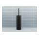 Duravit Ensemble brosse D-Code 8,9x38,5x8,9 cm, sur pied, noir mat