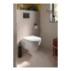 Duravit Ensemble brosse D-Code 8,9x38,5x8,9 cm, sur pied, noir mat