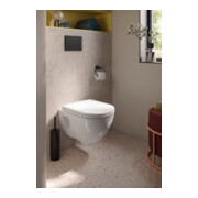 Duravit Ensemble brosse D-Code 8,9x38,5x8,9 cm, sur pied, noir mat-4
