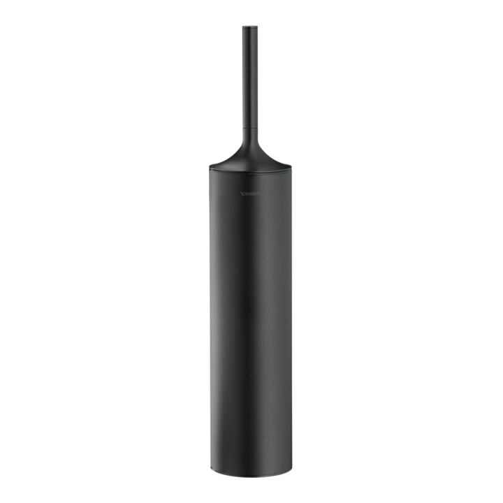Duravit Ensemble brosse WC Starck T 8x8cm, sur pied, noir mat