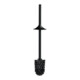 Duravit Ensemble brosse WC Starck T 8x8cm, sur pied, noir mat-4
