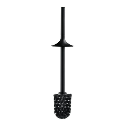 Duravit Ensemble brosse WC Starck T 8x8cm, sur pied, noir mat