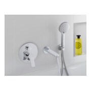 Duravit Ensemble complet mitigeur monocommande encastré D-Code céramique, sécurité, 22,5 l, chrome-2