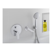 Duravit Ensemble complet mitigeur monocommande encastré D-Code céramique, sécurité, 22,5 l, chrome-4