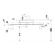 Duravit Ensemble console lavabo Qatego 140x45x90 cm, avec K, console, lavabo poli-4