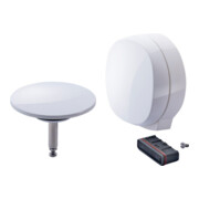 Duravit Ensemble d'accessoires pour trop-plein de baignoire, blanc brillant