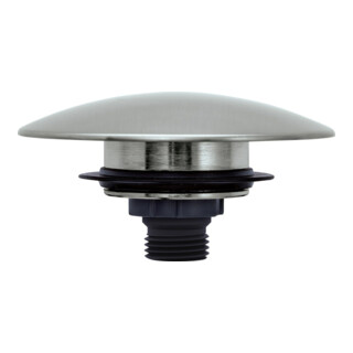 Duravit Ensemble d'accessoires, valve Push-open, acier inoxydable brossé
