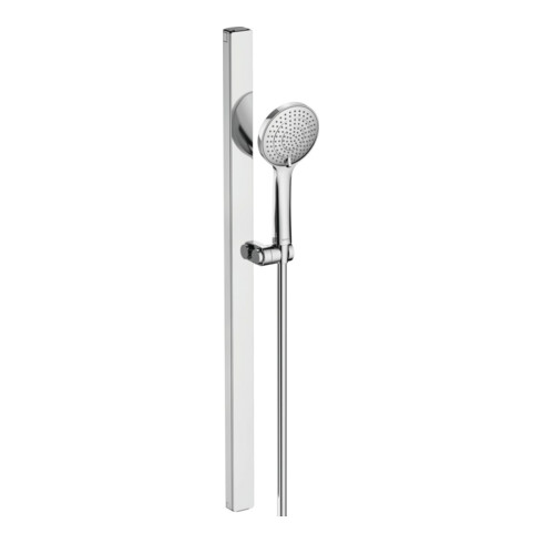 Duravit Ensemble de douche MinusFlow avec douchette, flexible, barre de douche, chrome