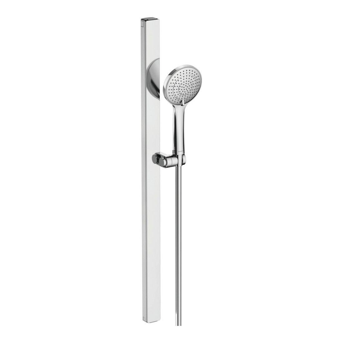 Duravit Ensemble de douche MinusFlow avec douchette, flexible, barre de douche, chrome