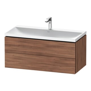 Duravit Ensemble de meubles L-Cube 100x48x48 cm, avec HL, Noyer naturel, 2 tiroirs