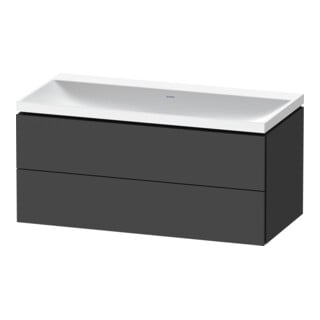 Duravit Ensemble de meubles L-Cube 100x48x48 cm, o HL, graphite mat, 2 tiroirs