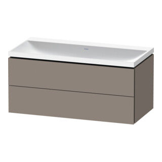 Duravit Ensemble de meubles L-Cube 100x48x48 cm, sans robinet, base, 2 tiroirs