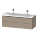 Duravit Ensemble de meubles L-Cube 120x48x48 cm, 2 portes HL, 2 tiroirs, lin-1