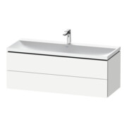 Duravit Ensemble de meubles L-Cube 120x48x48 cm, avec robinetterie, blanc mat, 2 tiroirs