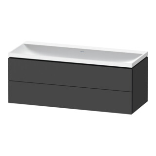 Duravit Ensemble de meubles L-Cube 120x48x48 cm, o HL, graph ma, 2 tiroirs