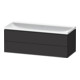 Duravit Ensemble de meubles L-Cube 120x48x48 cm, o HL, graphite mat, 2 tiroirs-1