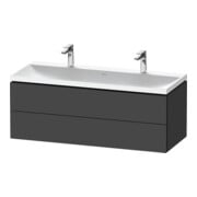 Duravit Ensemble de meubles L-Cube 120x48x48cm, 2 portes HL, 2 tiroirs, graph ma