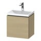 Duravit Ensemble de meubles L-Cube 45x35x48 cm, 1 porte, à droite, avec HL, méd. œuf-1