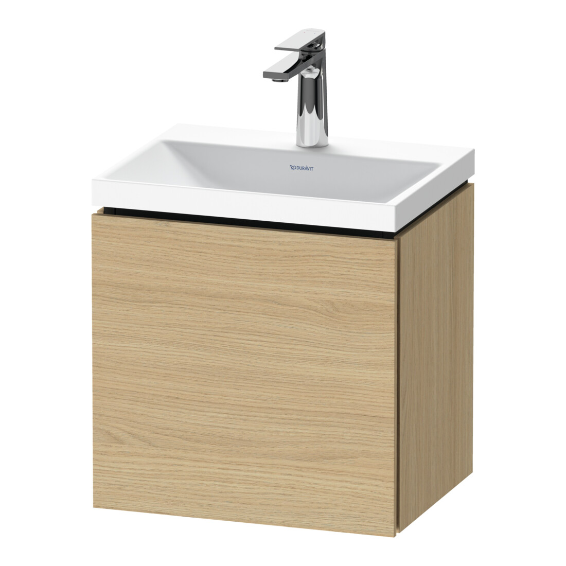 Duravit Ensemble de meubles L-Cube 45x35x48 cm, 1 porte, à droite, avec poignée, chêne naturel