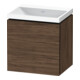 Duravit Ensemble de meubles L-Cube 45x35x48 cm, 1 porte, à L, côté gauche, chêne foncé-1
