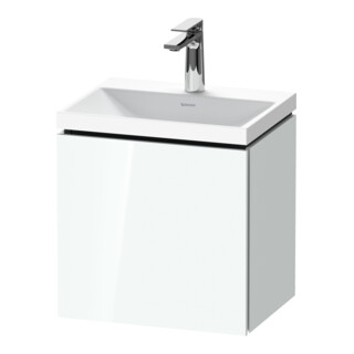 Duravit Ensemble de meubles L-Cube 45x35x48 cm, 1 porte, en L, avec HL, blanc brillant