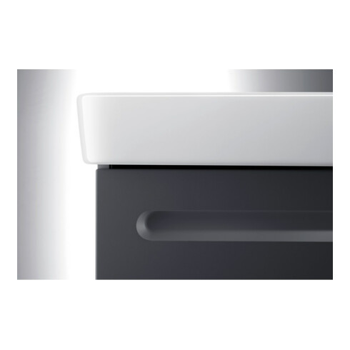 Duravit Ensemble de meubles n° 1 55 cm, charnière gauche, graphite mat
