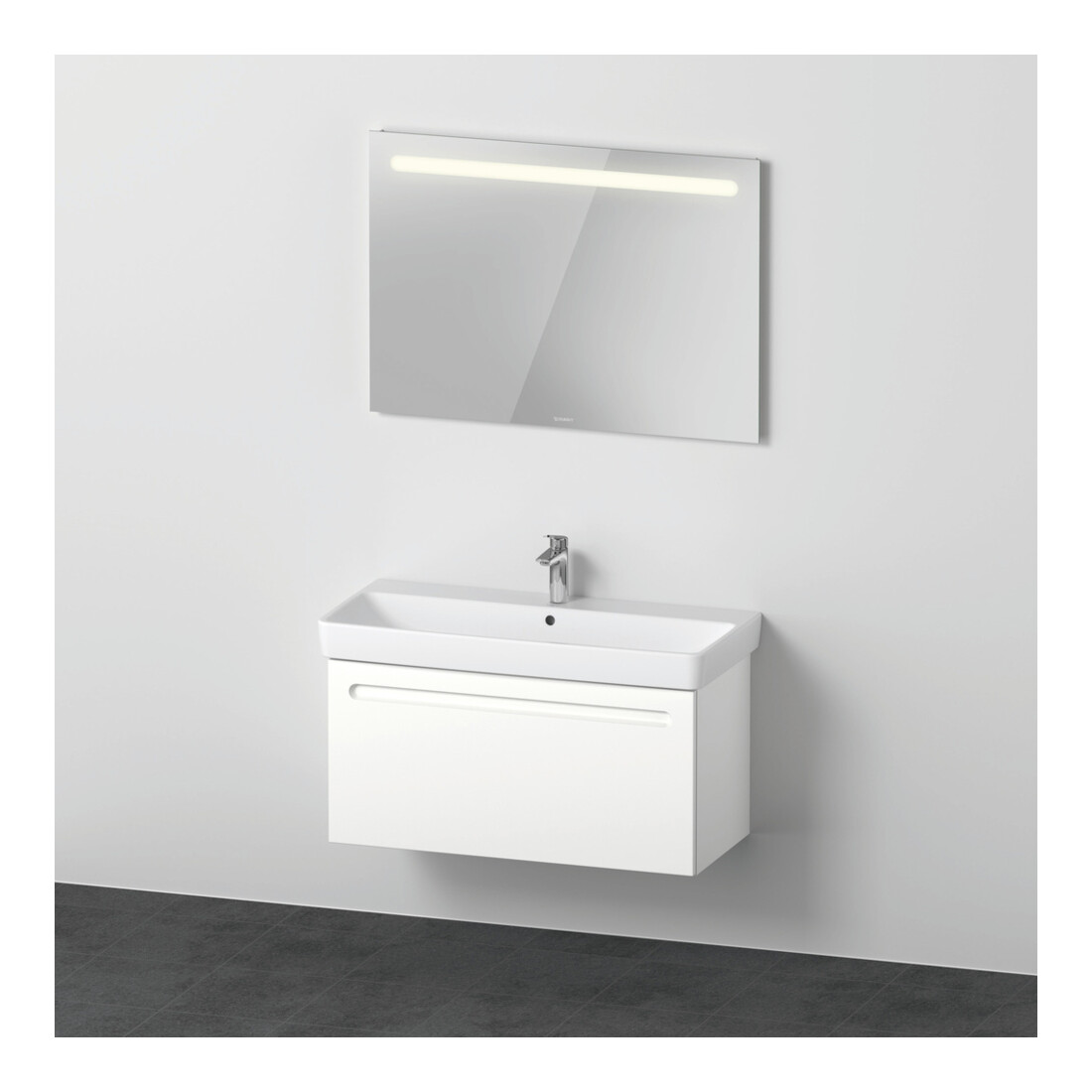 Duravit Ensemble de meubles n°1 100x45 cm, blanc, WT, WTU avec tiroir, Spg.