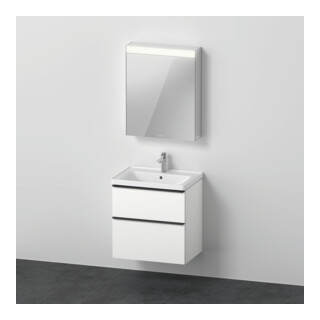 Duravit Ensemble meuble D-Neo 650 mm, charnière droite, blanc mat