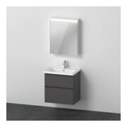 Duravit Ensemble meuble D-Neo 650 mm, charnière droite, graphite mat