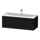Duravit Ensemble meuble L-Cube 120x48x48 cm, avec robinetterie, blanc œuf, 2 tiroirs-1