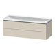 Duravit Ensemble meuble L-Cube 120x48x48 cm, o HL, Tau mat, 2 tiroirs-1