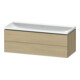Duravit Ensemble meuble L-Cube 120x48x48 cm, sans robinet, blanc mat, 2 tiroirs-1