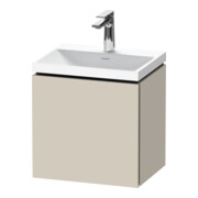 Duravit Ensemble meuble L-Cube 45x35x48 cm, 1 porte, à droite, avec HL, taupe mat