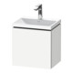 Duravit Ensemble meuble L-Cube 45x35x48 cm, 1 porte, à droite, avec poignée, blanc mat-1