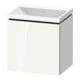 Duravit Ensemble meuble L-Cube 45x35x48 cm, 1 porte, à droite, sans poignée, blanc brillant-1