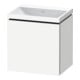 Duravit Ensemble meuble L-Cube 45x35x48 cm, 1 porte, à droite, sans poignée, blanc mat-1