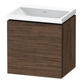 Duravit Ensemble meuble L-Cube 45x35x48 cm, 1 porte, à droite, sans poignée, chêne foncé
