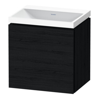 Duravit Ensemble meuble L-Cube 45x35x48 cm, 1 porte, à droite, sans robinet, blanc œuf